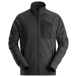 Snickers FlexiWork Black Fleece Jacket - Large